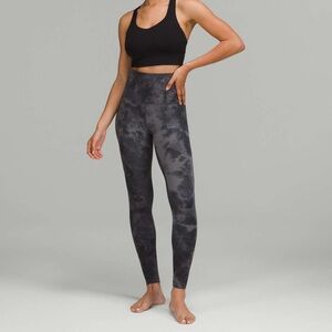 Lululemon Align High-Rise Leggings 28” Diamond Dye Pitch Grey | Size 8